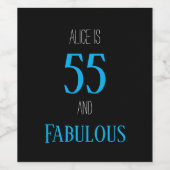 Personnalisable 55 et fabuleux étiquette de vin (Étiquettes simples)