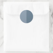 Personnalisable à deux tons - Autocollant bleu (Sac)