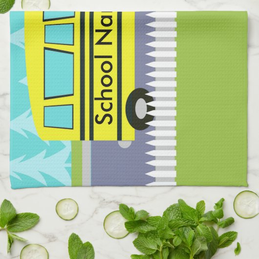 Personnalisable attrapant la serviette de cuisine (Plié)