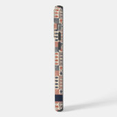 Personnalisable Beige rose clair À damiers Aztec (Côté gauche)