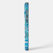 Personnalisable Bleu clair Blanc Paisley (Côté gauche)