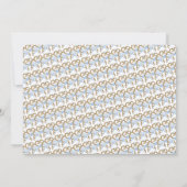 Personnalisable Blue Tiara Photo Invitation Annive (Dos)