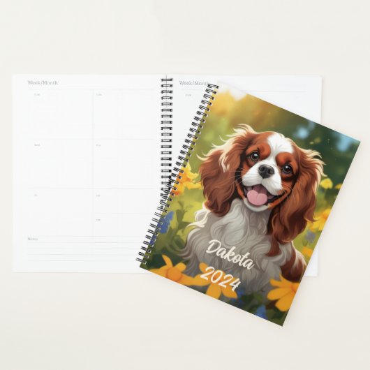 Personnalisable Cavalier King Charles Spaniel (Devant avec enveloppe)