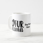 Personnalisable Chien Maman Café Mug (Devant gauche)