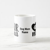 Personnalisable Chien Maman Café Mug (Centre)