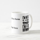 Personnalisable Chien Maman Café Mug (Devant droit)