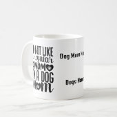 Personnalisable Chien Maman Café Mug (Devant gauche)