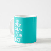 Personnalisable Conserver Mug de calme avec des co (Devant gauche)