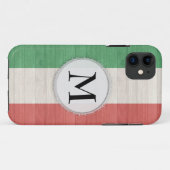Personnalisable Coque drapeau italien iPhone 11 (Dos (Horizontal))