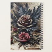 Personnalisable "Crâne gothique et Roses #2" (Dos)