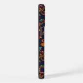 Personnalisable Dark Navy Blue Orange Paisley Moti (Côté droit)