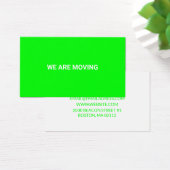 Personnalisable Déplacement de l'adresse du nom de (Bureau)