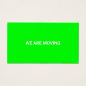 Personnalisable Déplacement de l'adresse du nom de (Devant)