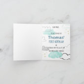 Personnalisable Dinosaur Anniversaire Invitation (Intérieur)