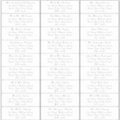 Personnalisable Elegant Wedding Étiquettes de adre (Devant)