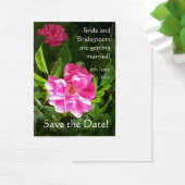 Personnalisable Enregistrer la carte de date, Rose (Bureau)