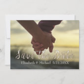 Personnalisable Enregistrer la carte Mariage date (Devant)