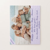 Personnalisable Fête des Mères Photo puzzle (Vertical)