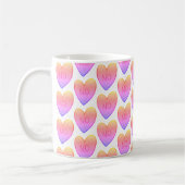 Personnalisable Funny No Candy Hearts Café Mug (Gauche)
