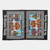 Personnalisable Hallothanksmas serviette de cuisin (Horizontal)