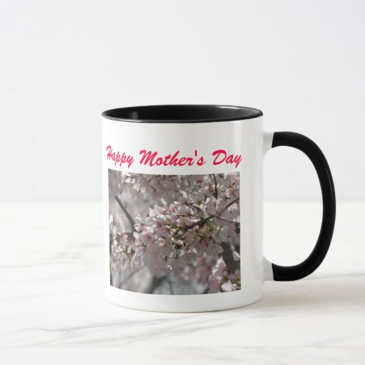 Personnalisable Happy Mother's Day Mug (Droite)