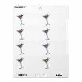 Personnalisable, imprimable ÉTIQUETTES Avery MARTI (Feuille entière)