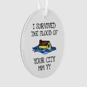 Personnalisable j'ai survécu à l'inondation (devant)