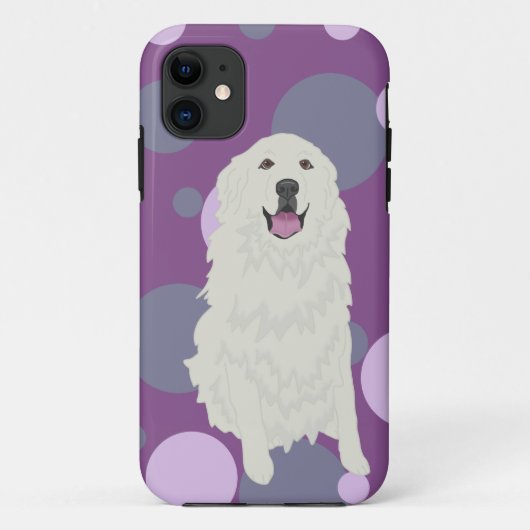 Personnalisable J'aime mon Coque des Grands Pyréné (Dos)