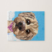 Personnalisable "Juno" le Puzzle Goldendoodle (Horizontal)