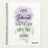 Personnalisable JW 2025 Yeat Text Planner (Devant)