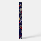 Personnalisable Marine Bleue Rouge Blanc Paisley (Côté gauche)