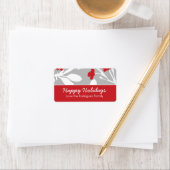 Personnalisable Moderne Floral Étiquette (En situation)