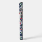 Personnalisable Motif Blanc Bleu Rouge Paisley (Côté gauche)