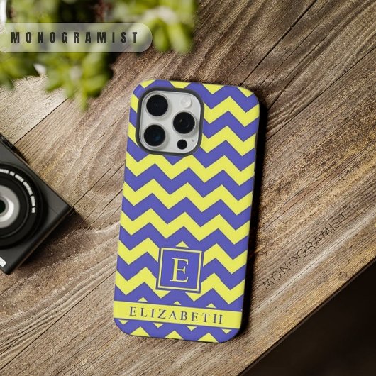 Personnalisable Motif Chevron jaune clair