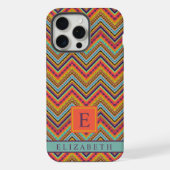 Personnalisable Motif Chevron Jaune Rouge Bleu (Verso)