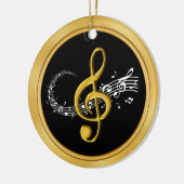 Personnalisable Musique Note Ornements BULK ou Ach (Gauche)