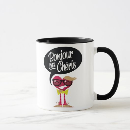 Personnalisable Noir de tasse (Droite)