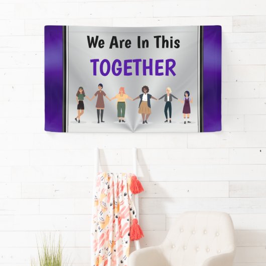 Personnalisable Nous sommes dans cette bannière En (En situation)