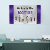 Personnalisable Nous sommes dans cette bannière En (Salon professionnel)