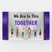 Personnalisable Nous sommes dans cette bannière En (Horizontal)