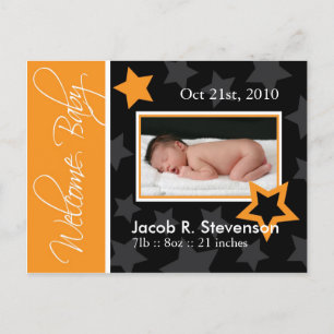 Personnalisable Octobre Faire-part de naissance bé