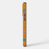 Personnalisable Orange Jaune Floral Oiseau Rose (Côté gauche)