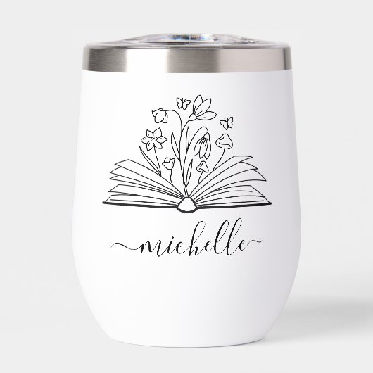 Personnalisable Personal Floral Book Reader Enseig (Avant)