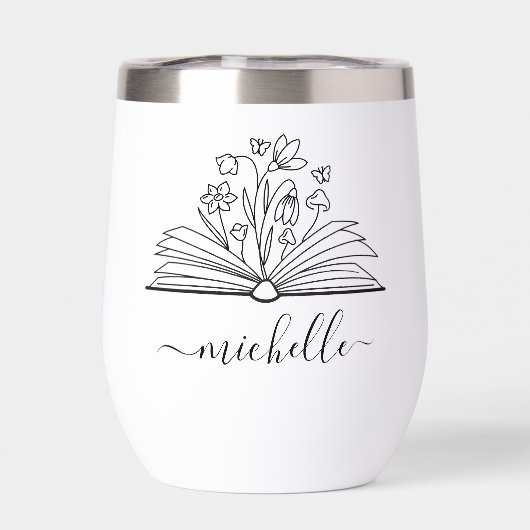 Personnalisable Personal Floral Book Reader Enseig (Arrière)