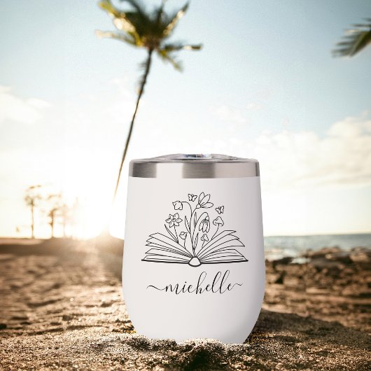 Personnalisable Personal Floral Book Reader Enseig