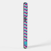 Personnalisable Pink Blue Purple Motif Chevron (Côté droit)