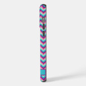 Personnalisable Pink Blue Purple Motif Chevron (Côté gauche)