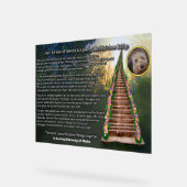 Personnalisable Rainbow Bridge Pet Memorial (Angle)