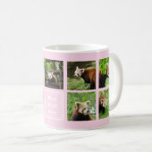 Personnalisable Red Panda Maman Photo Mug (Devant droit)