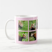 Personnalisable Red Panda Maman Photo Mug (Gauche)